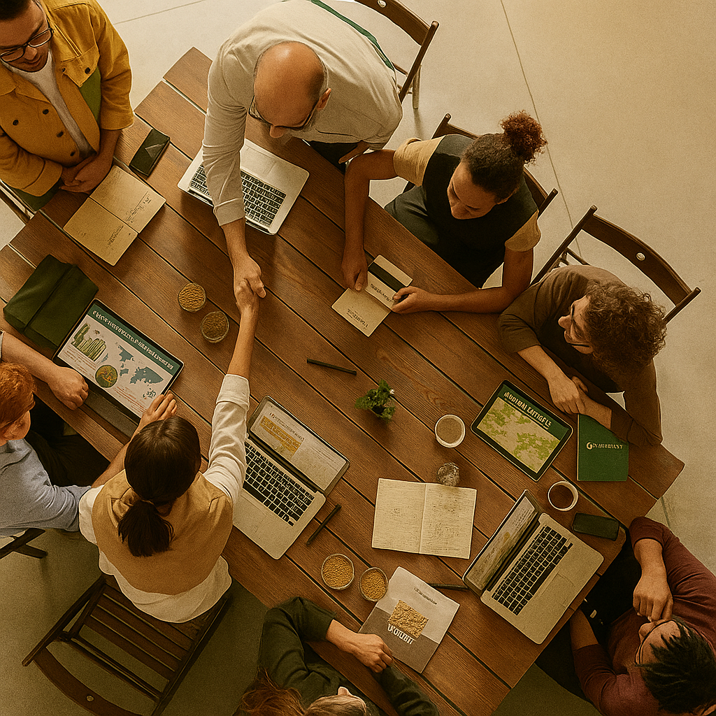 Picture of clients meeting